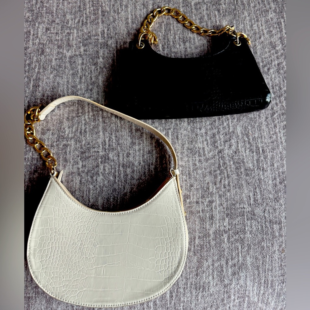 EUC Faux Snakeskin Purse (2 for 1)